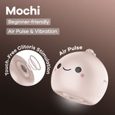 Satisfyer Mochi (Beige) – USB Rechargeable Air Pulse Stimulator Beige AIR PULSATION-PREMIUM